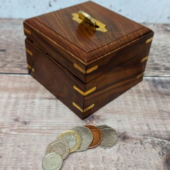 Wooden Money Box, 2 of 8
