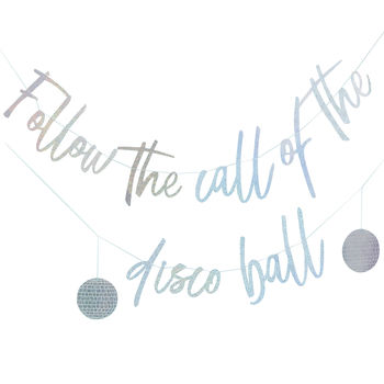 Follow The Call Of The Disco Ball Iridescent Bunting, 2 of 3