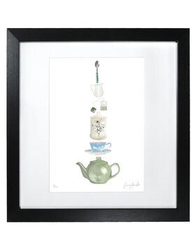 Time For A Brew Limited Edition Giclée Print | Hand Drawn Tea Artwork, 2 of 3