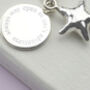 Secret Message Jewellery Sterling Silver Charm Bracelet, thumbnail 4 of 5