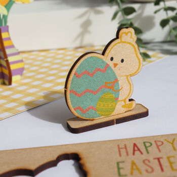 Pop Out Wooden Easter Chick Card, 7 of 8