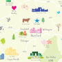 Personalised Herefordshire Map: Add Favourite Places, thumbnail 3 of 3