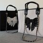 Bow Large Chain Tote Bags, thumbnail 2 of 4