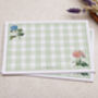 A5 Letter Writing Paper With Envelopes Gingham Florals, thumbnail 3 of 6