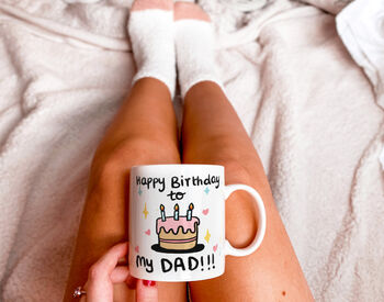 'Happy Birthday To My Dad' Mug, 5 of 7