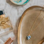 Lapis Lazuli Raw Crystal Pendant Necklace, thumbnail 2 of 5