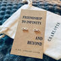 Silver Infinity Earrings. Friendship Gift, thumbnail 3 of 4