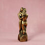 G Decor Amore Lovers Embrace Romantic Bronze 3D Candle, thumbnail 3 of 4