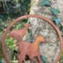 Metal Greyhound Wall Art Sculpture, thumbnail 3 of 4