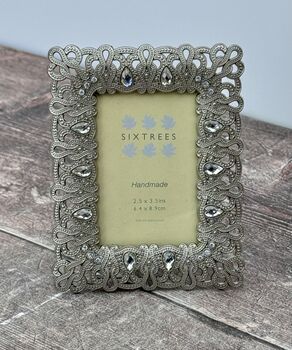 Sixtrees Diana Jewel Small Photo Frame, 2 of 3
