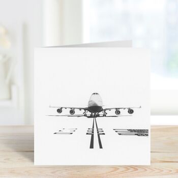 Luxury 747 Plane Greeting Card, 2 of 3