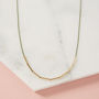 Adjustable Silk Cord Necklace With 18ct Gold Vermeil, thumbnail 7 of 7