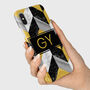 Personalised Black Gold Marble Phone Case, thumbnail 3 of 6