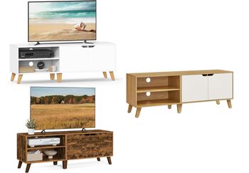 Tv Stand Cabinet For 65 Inch Tv Adjustable Shelves, 12 of 12