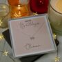 Personalised Mini Sterling Silver Bow Necklace, thumbnail 2 of 3