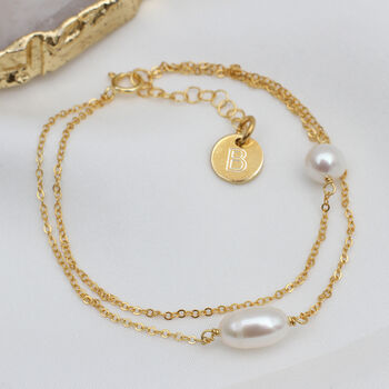 Sterling Silver Or 18ct Gold And Pearl Bracelet, 3 of 4