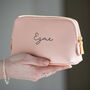 Personalised Pink Or Grey Clutch Bag, thumbnail 1 of 3