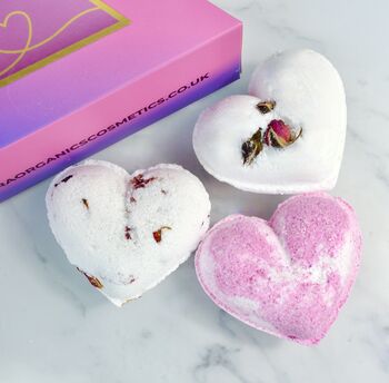 Heart Bath Bomb Gift Set, 4 of 5