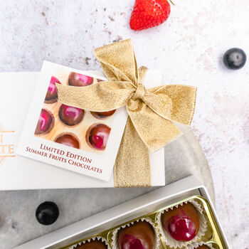 Limited Edition Summer Fruits Chocolate Gift Box, 3 of 4