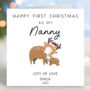 Personalised First Christmas As My Grandma Card, thumbnail 2 of 2