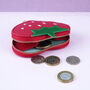 Strawberry Field Coin Purse | Handbag Accessory | Purse, thumbnail 2 of 6