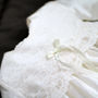 Rose Long Sleeved Christening Gown, thumbnail 5 of 12