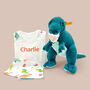 Steiff Thaisen T Rex And Personalised Dino Pyjamas, thumbnail 1 of 8