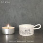 Porcelain Handled Tea Light Holder – Good Friends, thumbnail 3 of 3