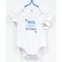 Personalised Baby Announcement Bodysuit Onesie Vest, thumbnail 1 of 2