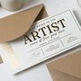 Personalised Concert Ticket Scratch Off Gift Voucher, thumbnail 5 of 9
