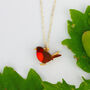 Robin Charm Necklace, thumbnail 3 of 7