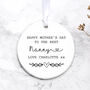 Personalised Mother's Day Ornament For Nanny, thumbnail 2 of 2