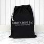 Personalised Cotton Boot Bag, thumbnail 11 of 12