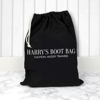 Personalised Cotton Boot Bag, 11 of 12