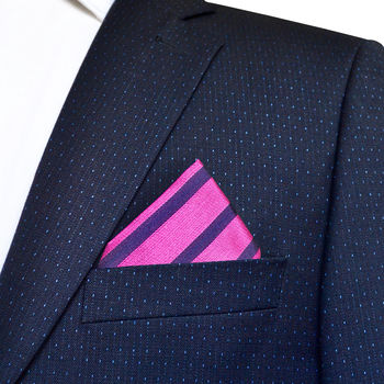 Luxury Colourful And Versatile Men's Silk Pocket Square, 7 of 12