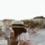 Pink 'Here Comes The Sun' Short Sleeve Summer Romper, thumbnail 2 of 5