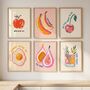 Set Of Six Food And Drink Themed Art Prints Bundle, thumbnail 1 of 8