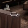 Extra Skinny Textured Ring In Sterling Silver, thumbnail 1 of 10