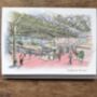 Spitalfields Market London Blank Card, thumbnail 4 of 5