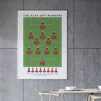 Sunderland Play Off Winners 2022 Poster, 4 of 8