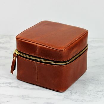 Personalised Leather Technology Storage Box, 8 of 9