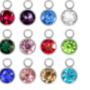 21st Birthday Lucky Sixpence Charm Keyring, thumbnail 4 of 5