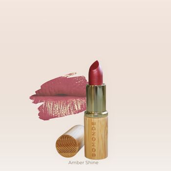 Vegan Satin Mineral Lipstick – Hydrating Natural Colour, 3 of 7