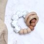 Marble Two Tone Teething Rattle, thumbnail 7 of 7
