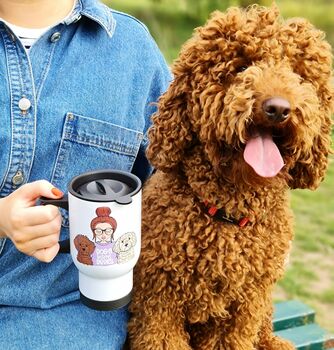 Personalised Dog Mum Travel Mug, 3 of 12