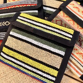 Handmade Boho Cotton Surfer Wallet, 9 of 12