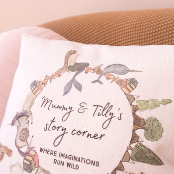 Personalised Fairytale Story Time Cushion Cover, 7 of 10