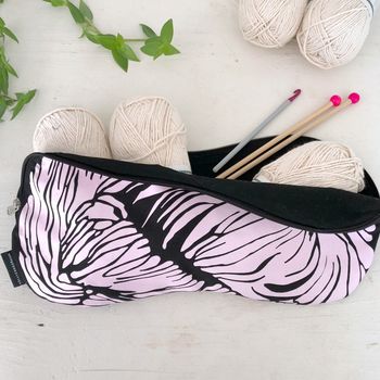 Knitting Gift, Pink Knitting Bag Or Crochet Bag, 3 of 7