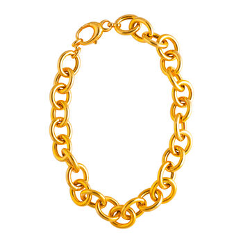 Super Chunky Gold Plated Bronze Chain Necklace, 3 of 3