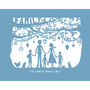 Family Print Or Papercut In Mount, thumbnail 8 of 12